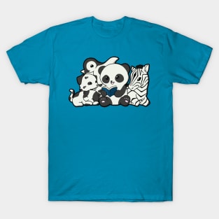 Black and White Animals T-Shirt